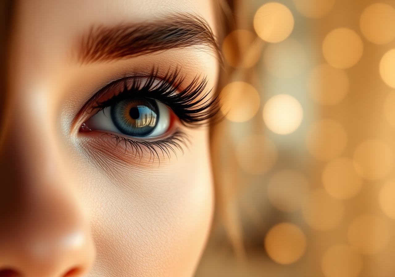 Eyelash lifting and extensions at SOI Threading Salon in Wayne NJ